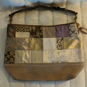 COACH Patchwork Shoulder Bag